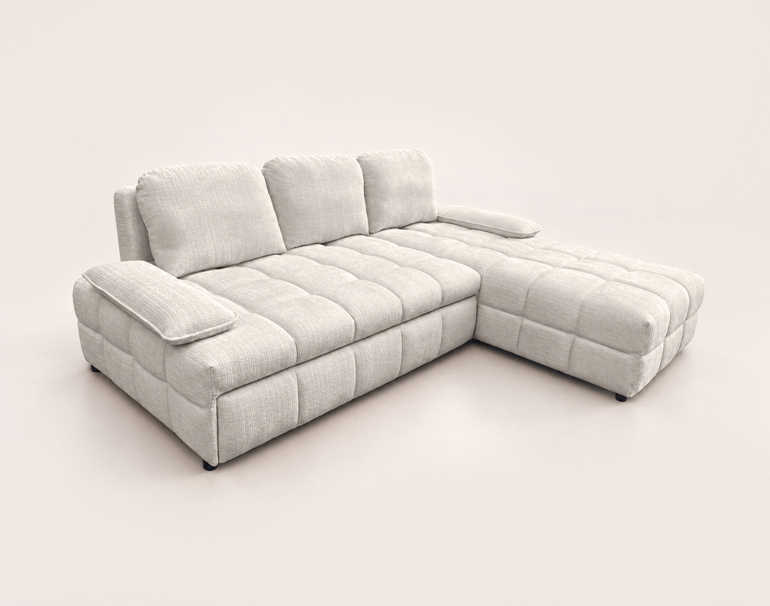 Canapé ROSE d'angle droit 5 places | Best Mobilier