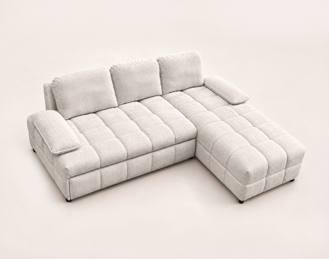 Canapé ROSE d'angle droit 5 places | Best Mobilier