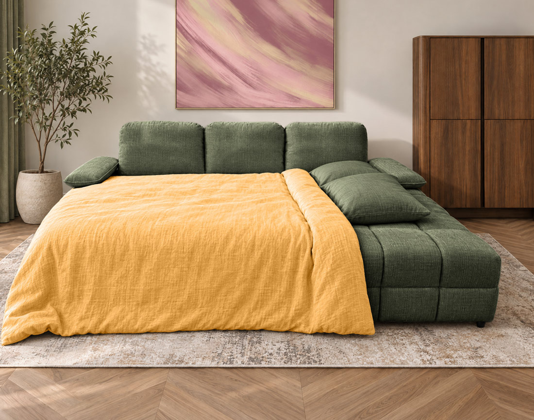Canapé ROSE d'angle droit 5 places | Best Mobilier