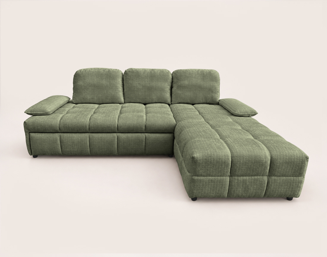 Canapé ROSE d'angle droit 5 places | Best Mobilier