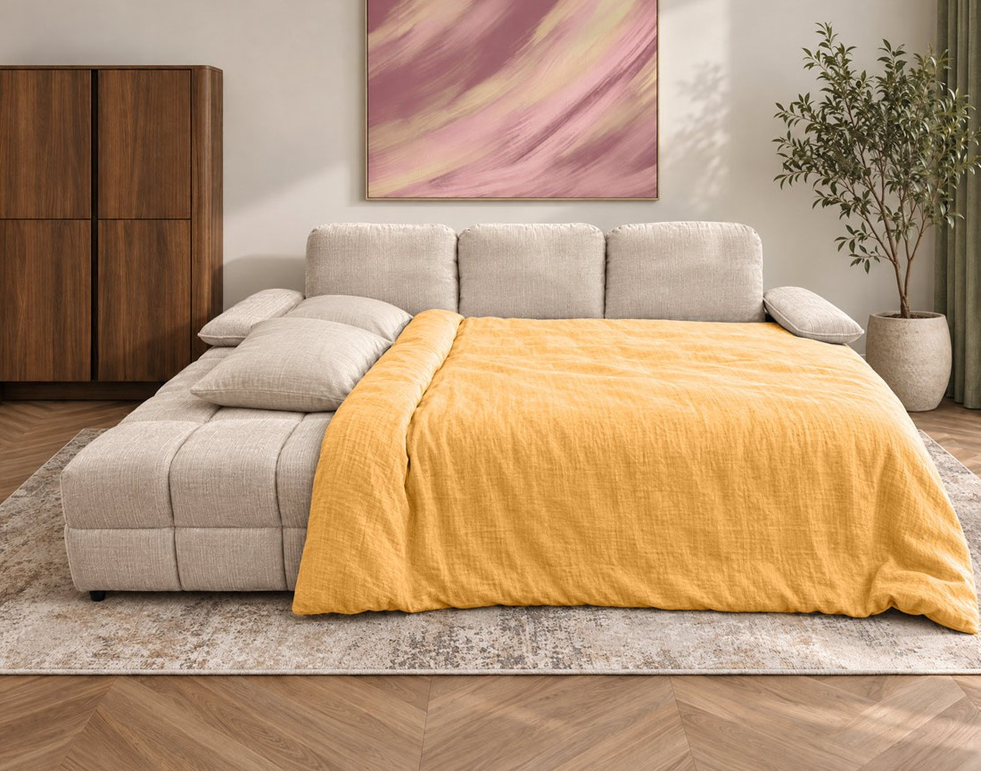 Canapé ROSE d'angle gauche 5 places | Best Mobilier