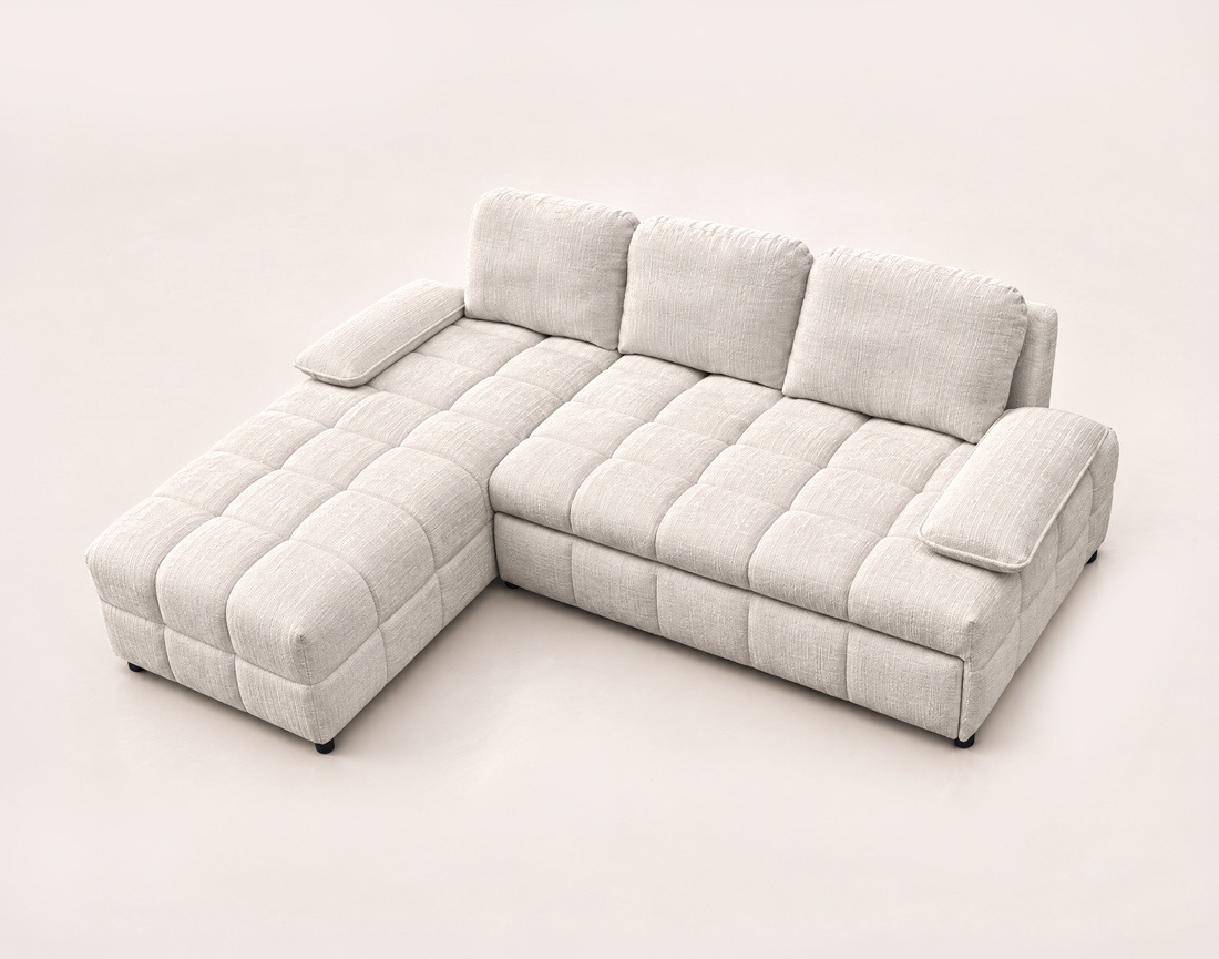 Canapé ROSE d'angle gauche 5 places | Best Mobilier