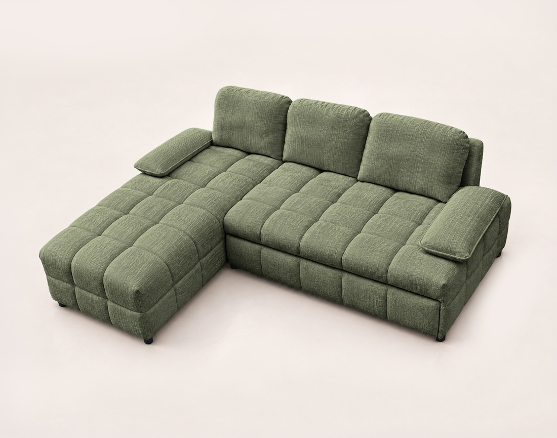 Canapé ROSE d'angle gauche 5 places | Best Mobilier