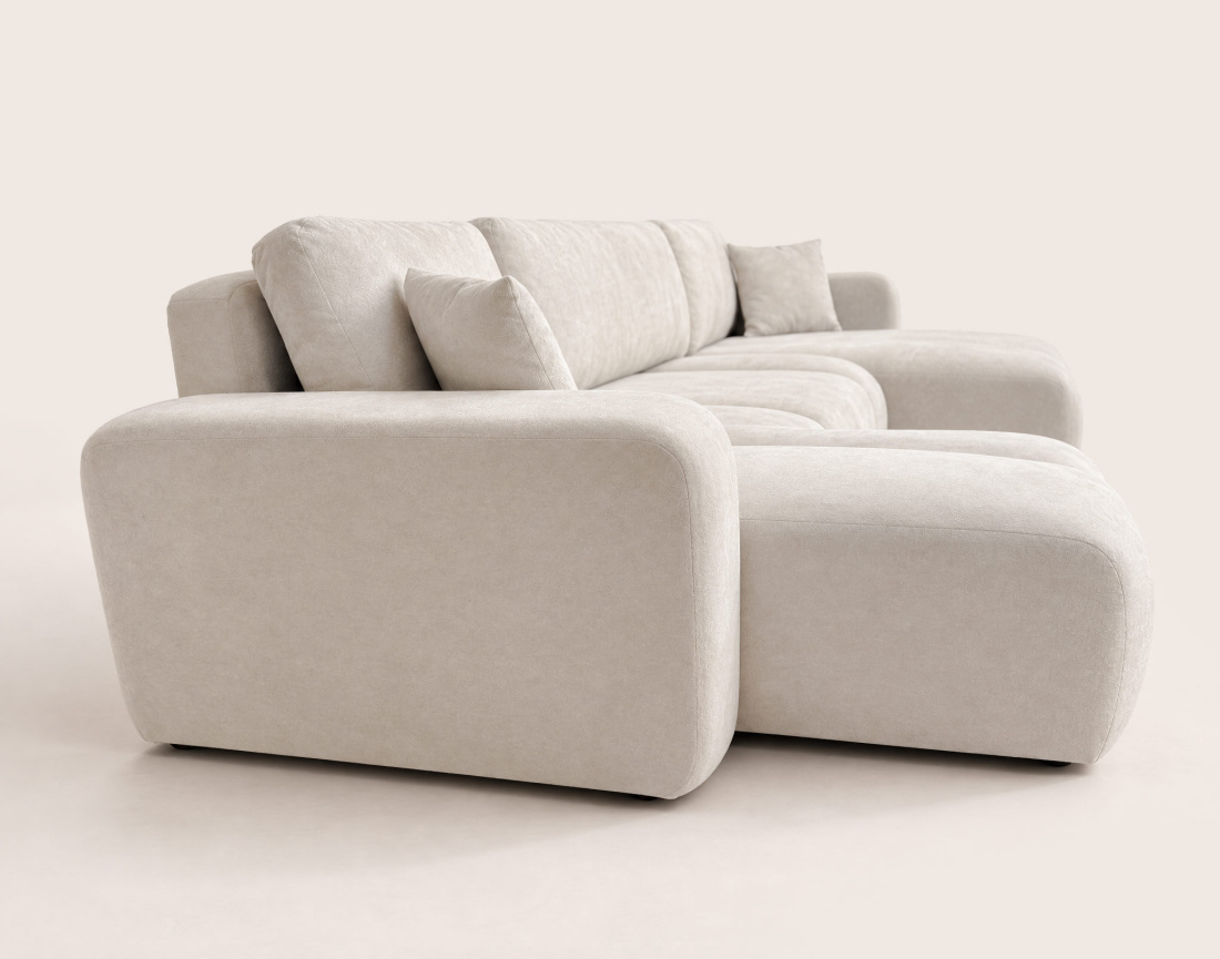 Canapé MANON d'angle 7 places convertible | Best Mobilier