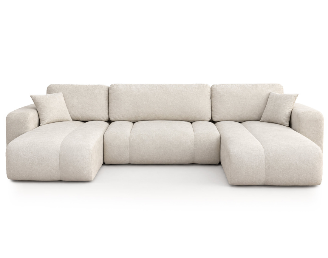 Canapé MANON d'angle 7 places convertible | Best Mobilier
