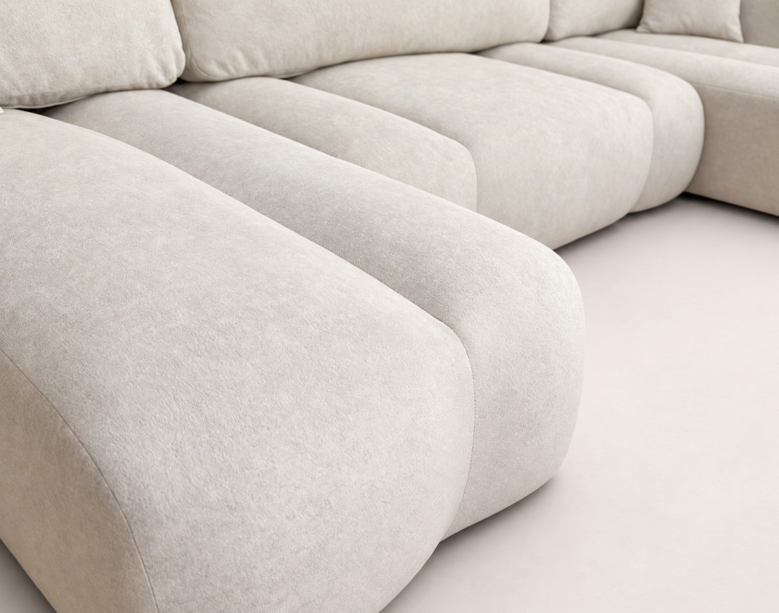 Canapé MANON d'angle 7 places convertible | Best Mobilier