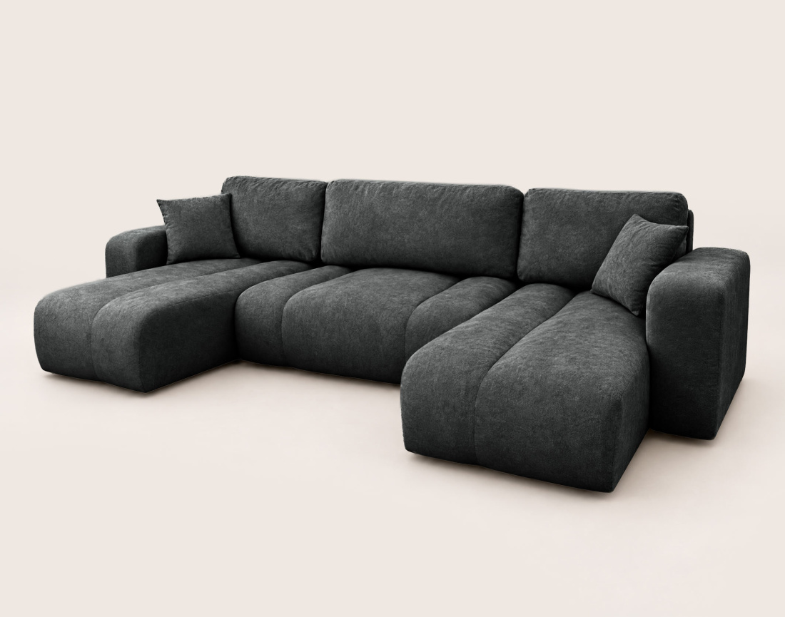 Canapé MANON d'angle 7 places convertible | Best Mobilier