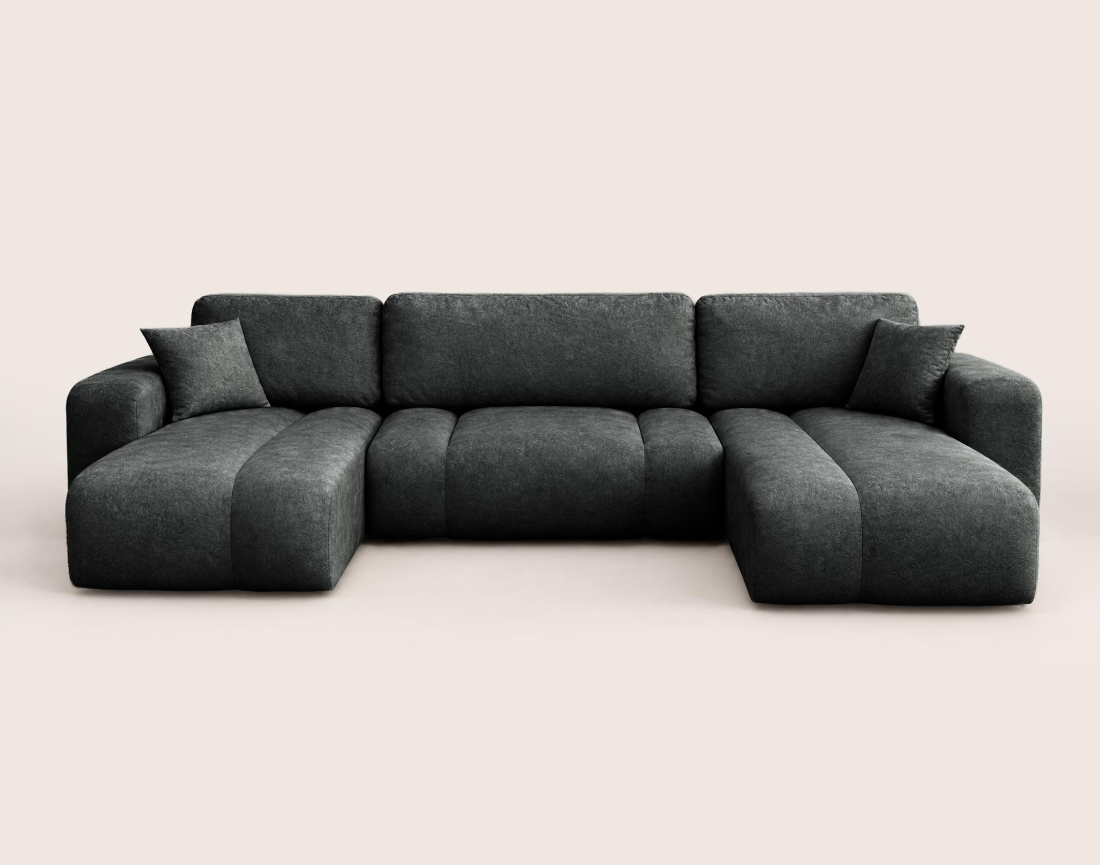 Canapé MANON d'angle 7 places convertible | Best Mobilier