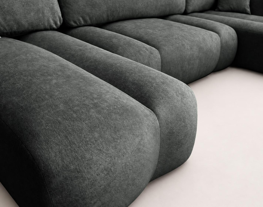 Canapé MANON d'angle 7 places convertible | Best Mobilier