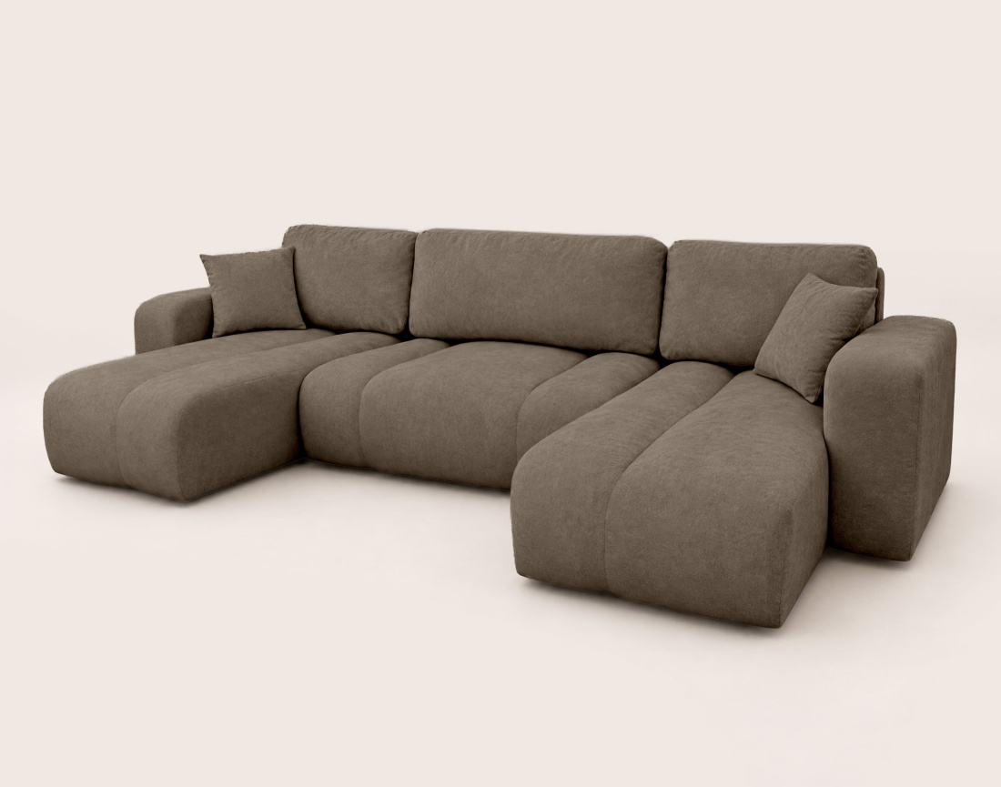 Canapé MANON d'angle 7 places convertible | Best Mobilier