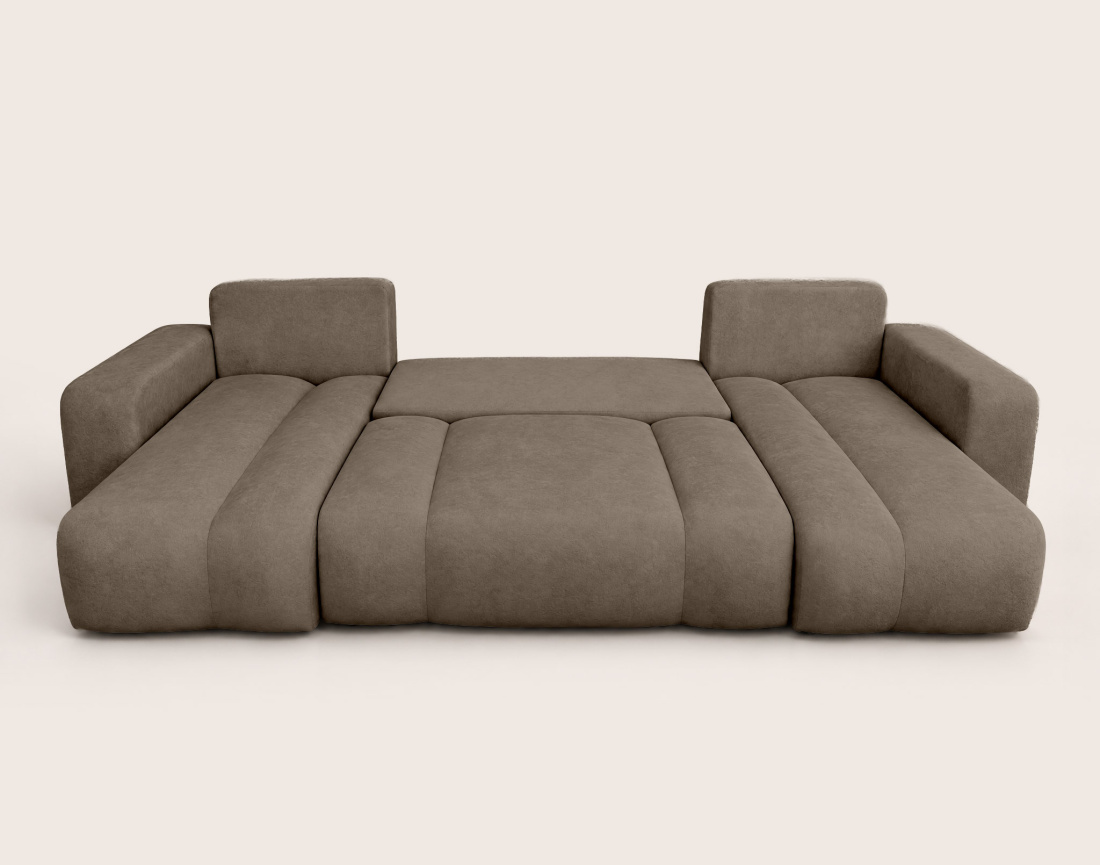 Canapé MANON d'angle 7 places convertible | Best Mobilier