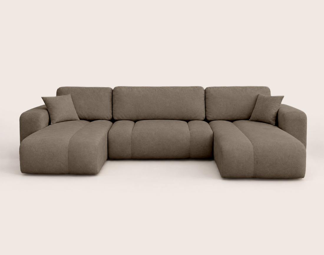Canapé MANON d'angle 7 places convertible | Best Mobilier