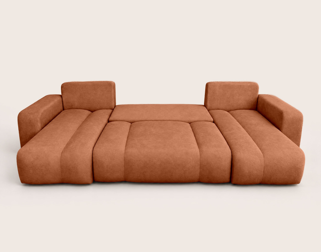 Canapé MANON d'angle 7 places convertible | Best Mobilier