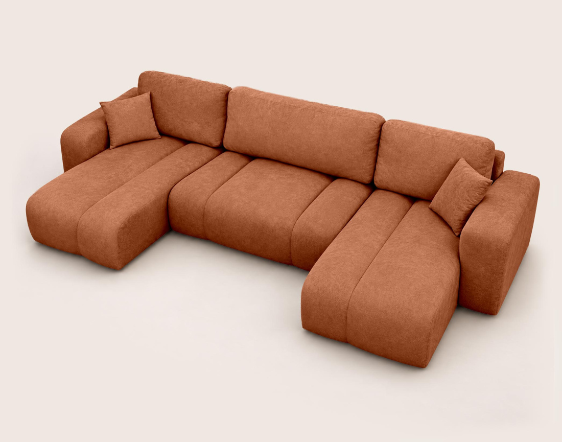 Canapé MANON d'angle 7 places convertible | Best Mobilier