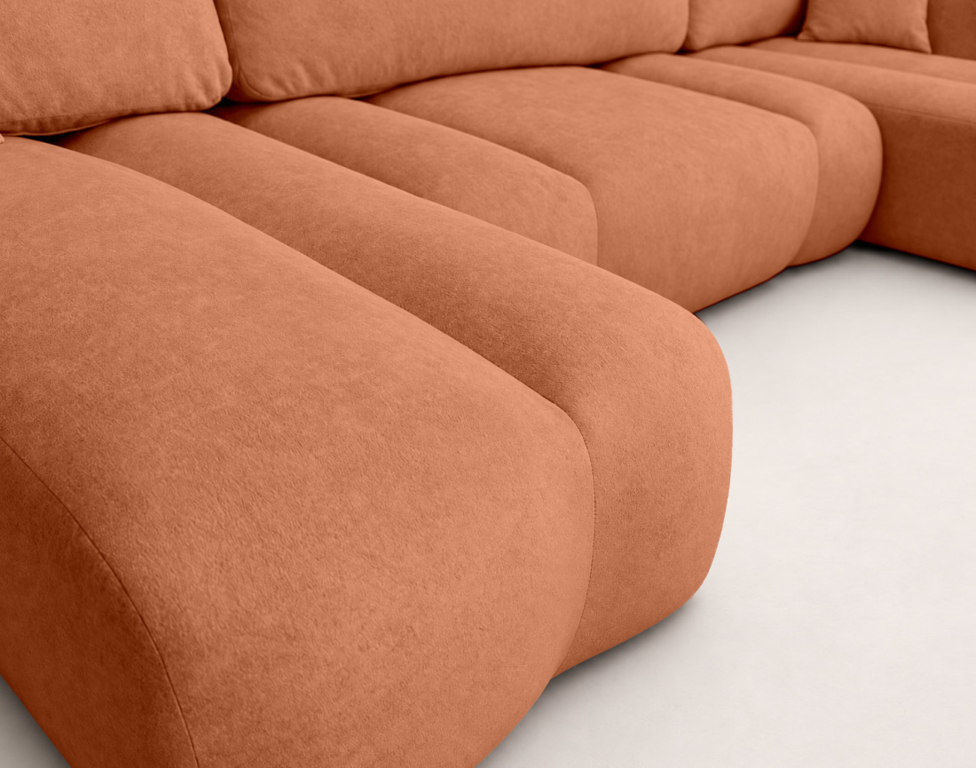 Canapé MANON d'angle 7 places convertible | Best Mobilier