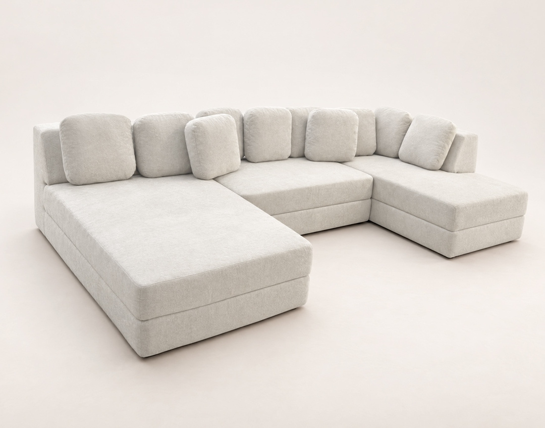 Canapé AARON panoramique 7 places | Best Mobilier