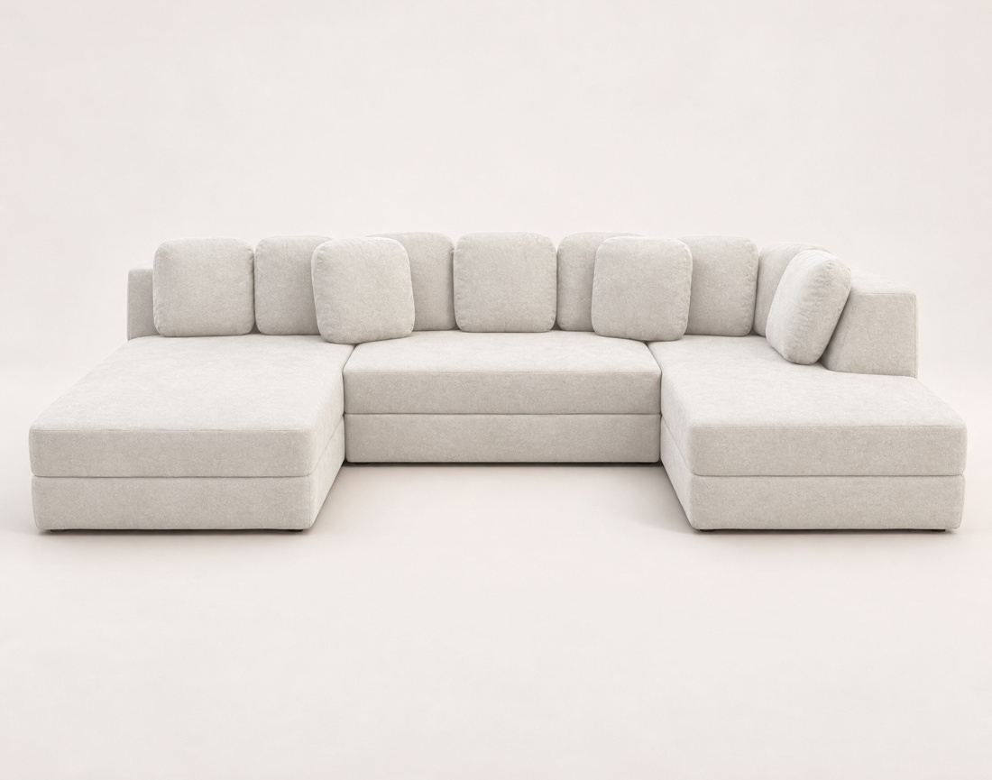 Canapé AARON panoramique 7 places | Best Mobilier