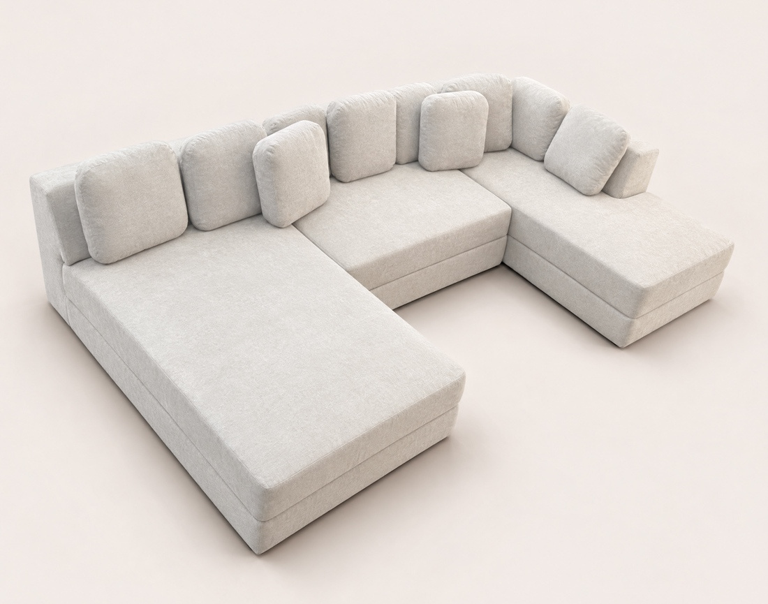 Canapé AARON panoramique 7 places | Best Mobilier