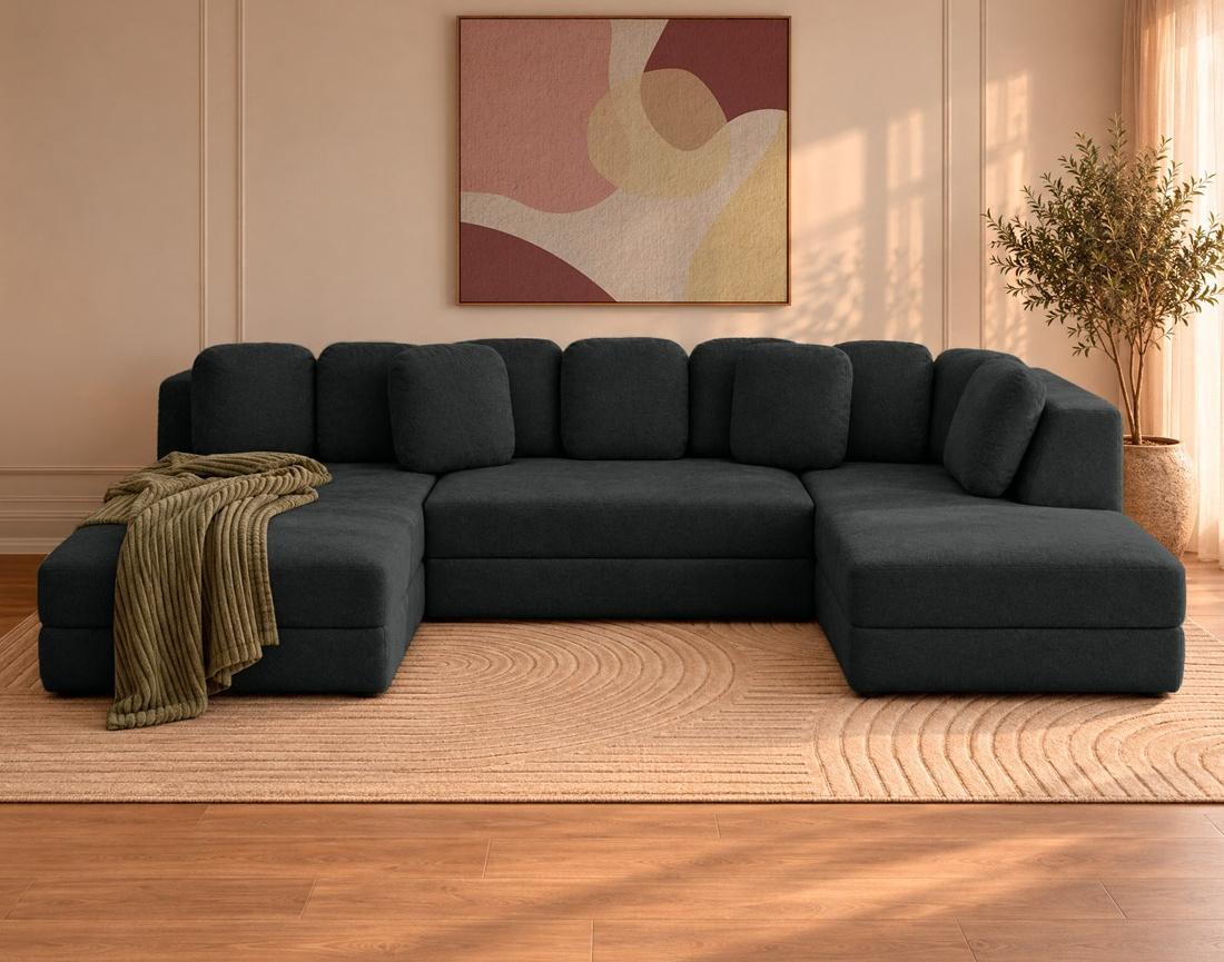 Canapé AARON panoramique 7 places | Best Mobilier