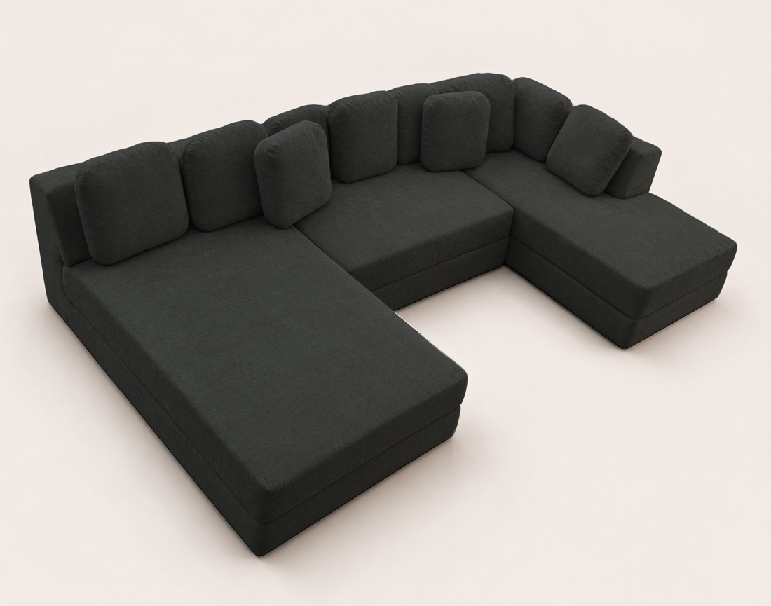 Canapé AARON panoramique 7 places | Best Mobilier