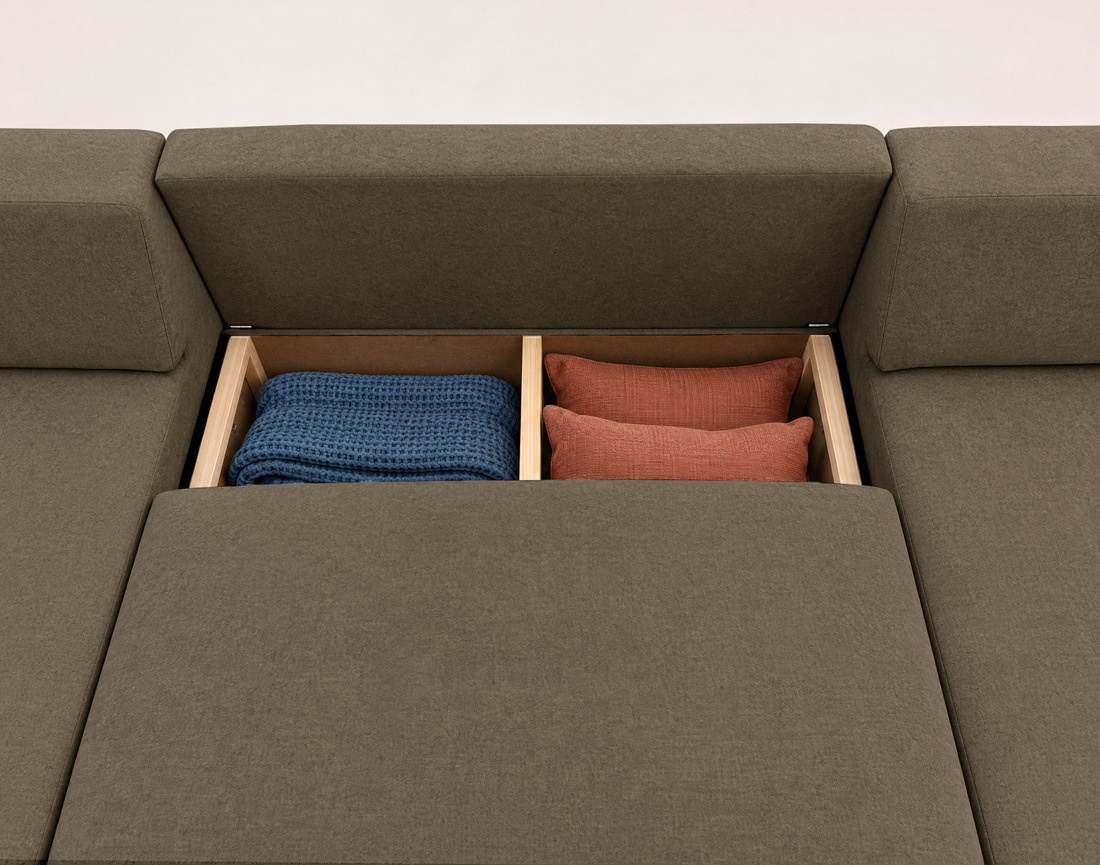Canapé AARON panoramique 7 places | Best Mobilier