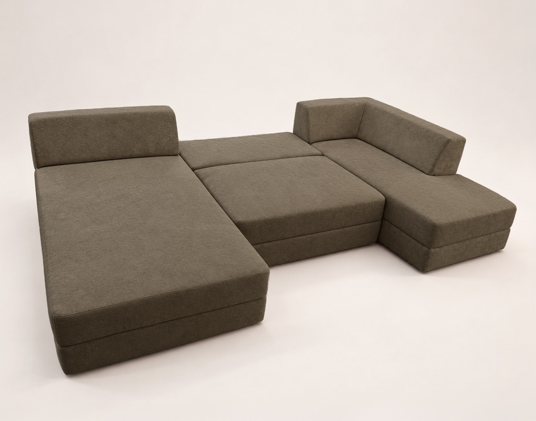 Canapé AARON panoramique 7 places | Best Mobilier