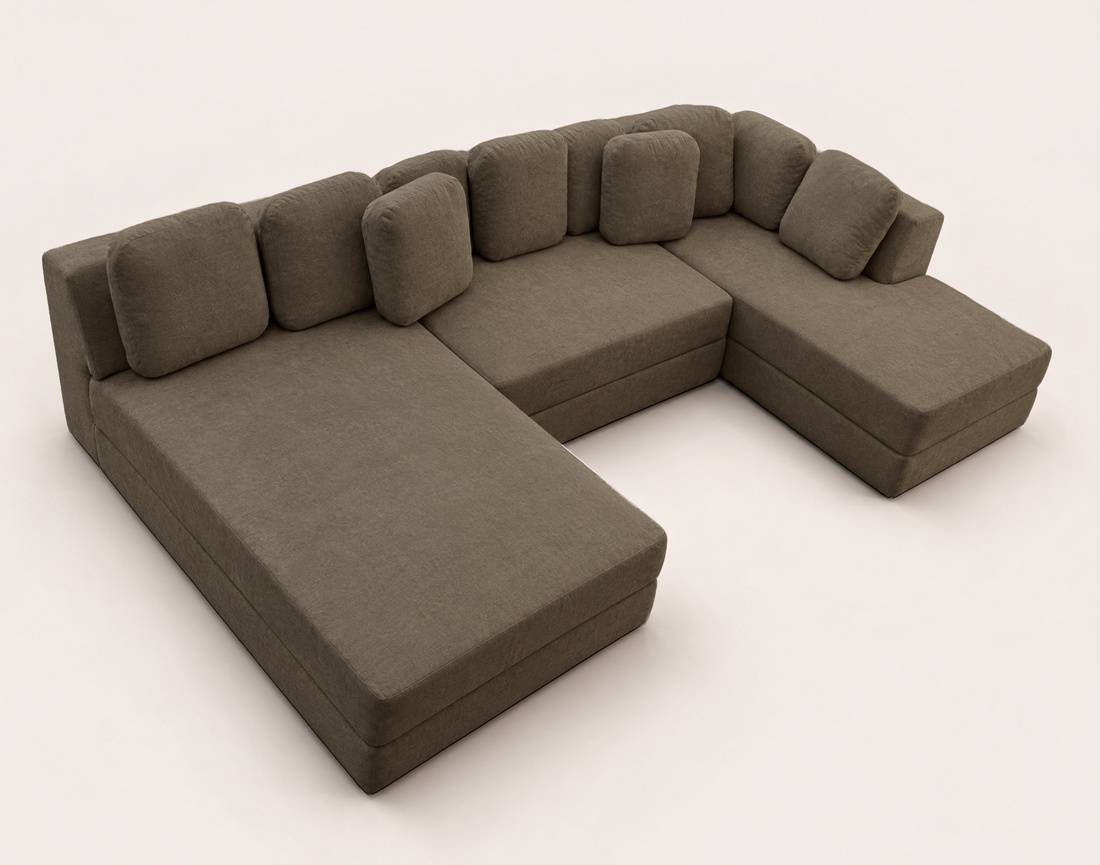 Canapé AARON panoramique 7 places | Best Mobilier