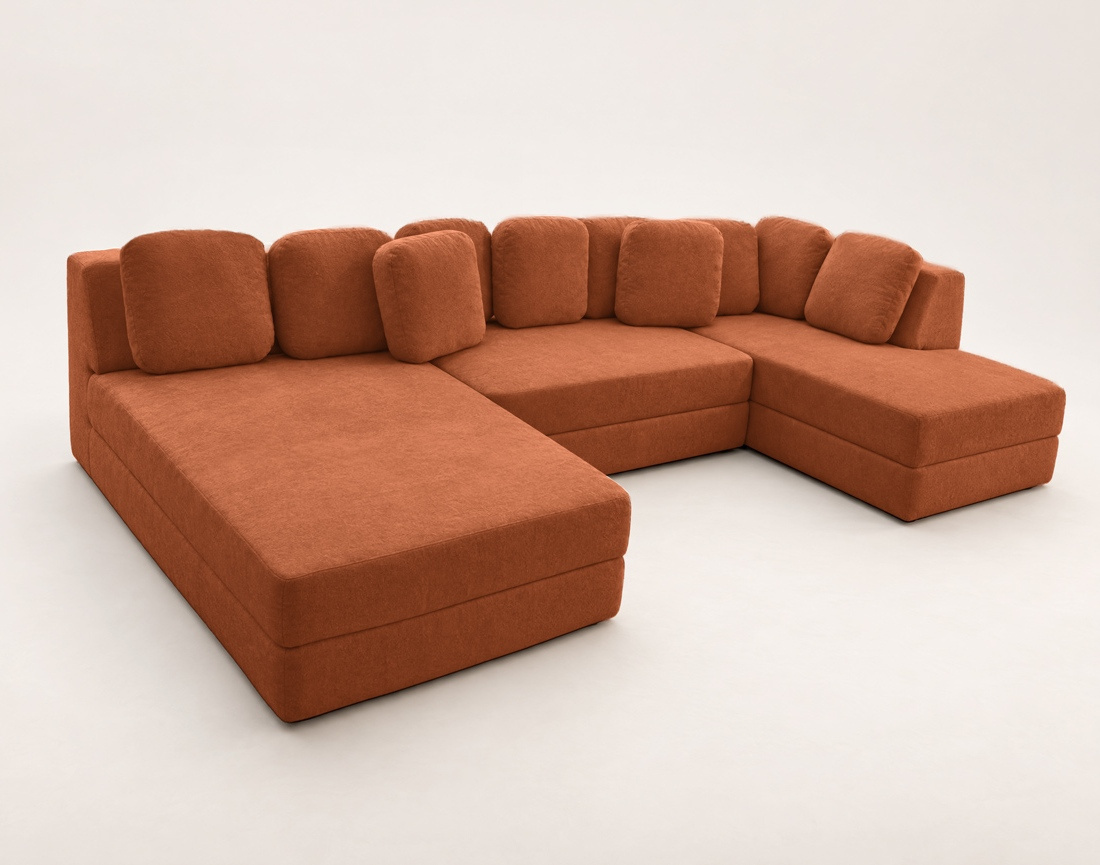 Canapé AARON panoramique 7 places | Best Mobilier