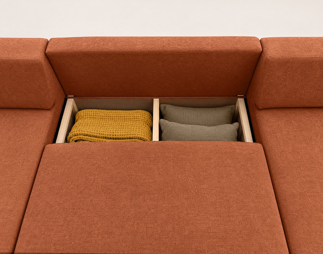 Canapé AARON panoramique 7 places | Best Mobilier