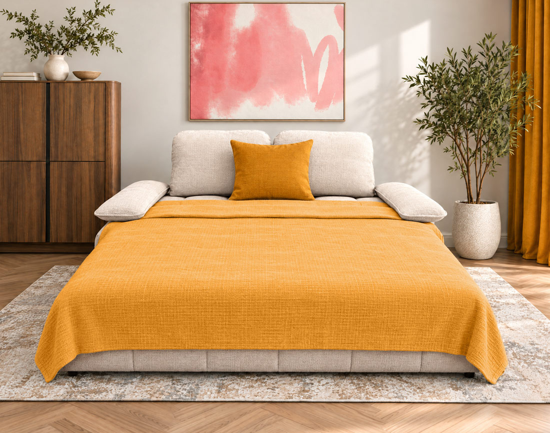 Canapé ROSE droit 3 places convertible | Best Mobilier