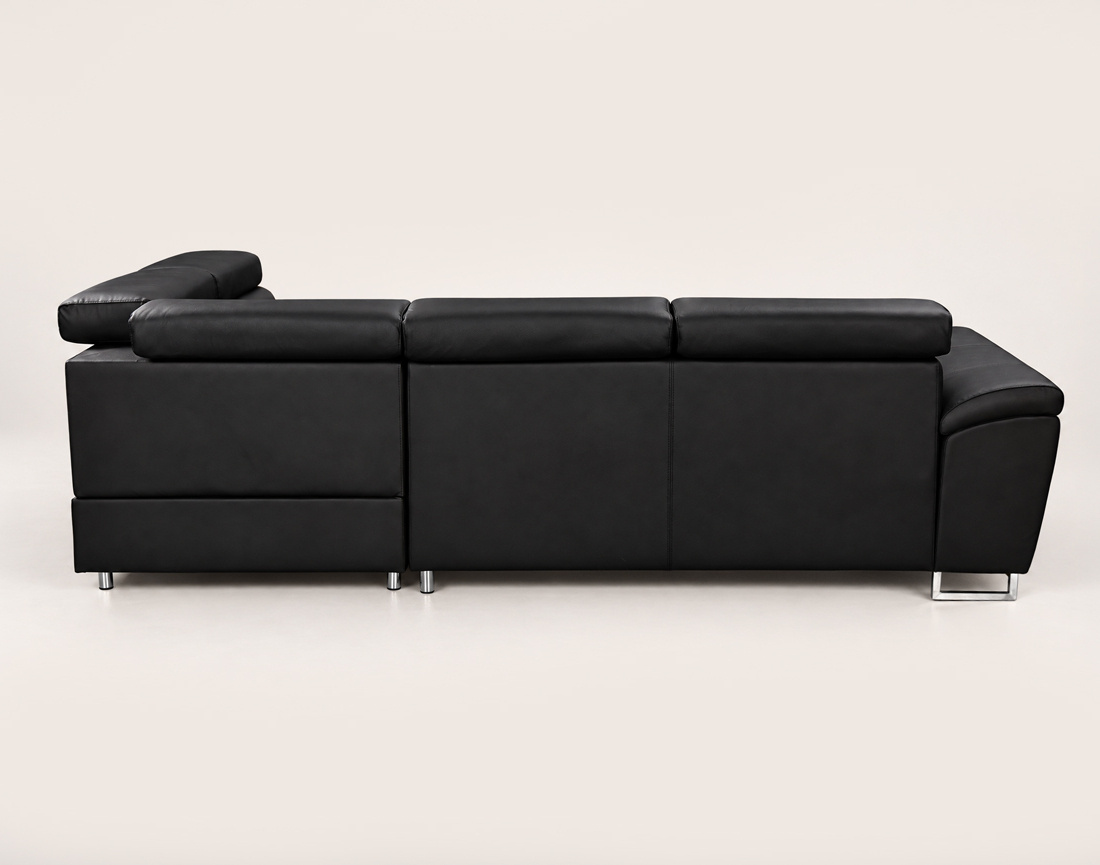 Canapé BAOJI d'angle droit 5 places cuir | Best Mobilier
