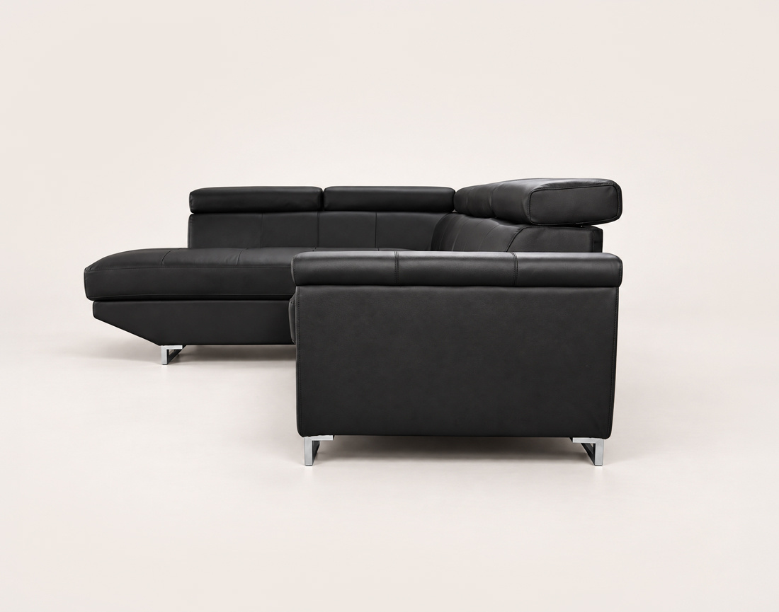 Canapé BAOJI d'angle gauche 5 places cuir | Best Mobilier
