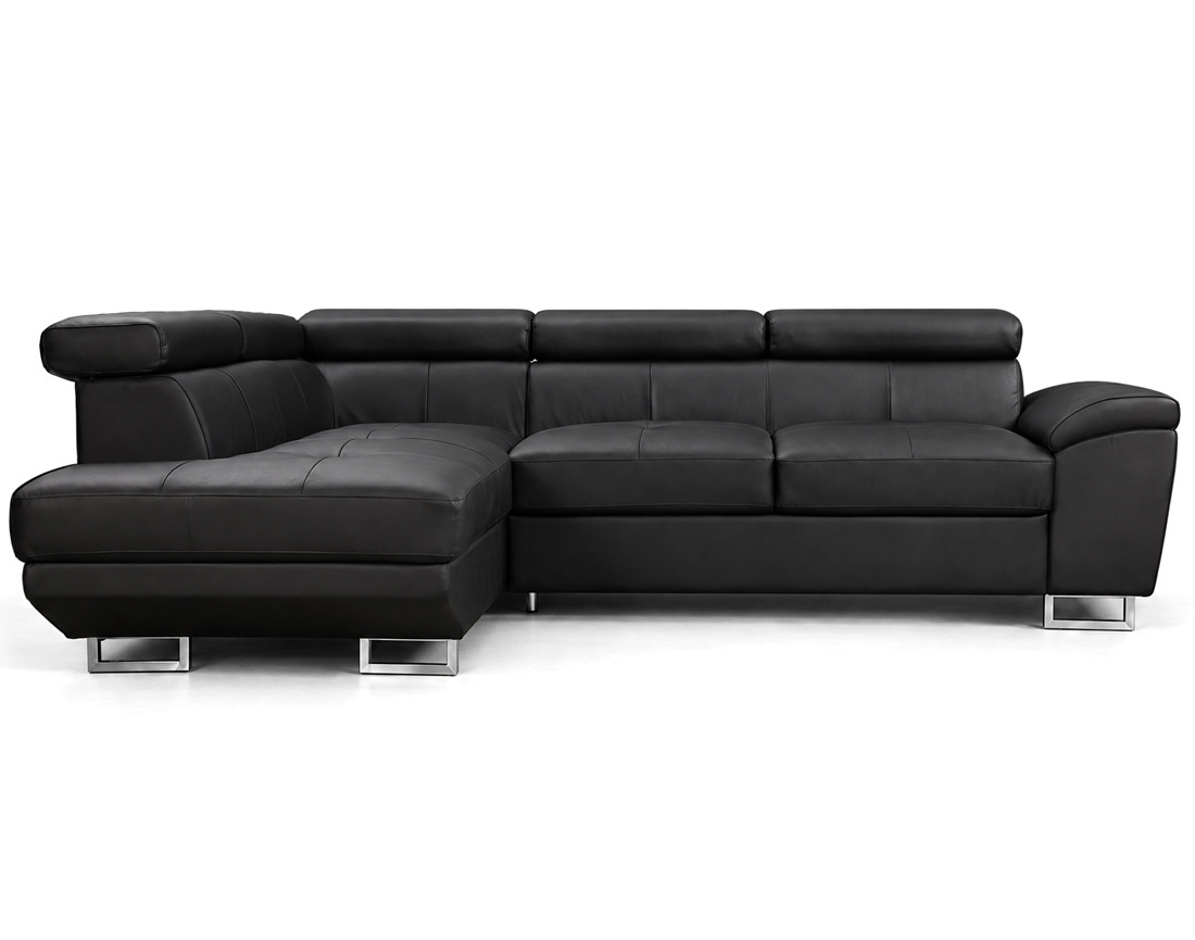 Canapé BAOJI d'angle gauche 5 places cuir | Best Mobilier