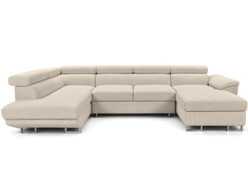 Canapé BAOJI panoramique d'angle gauche 7 places | Best Mobilier
