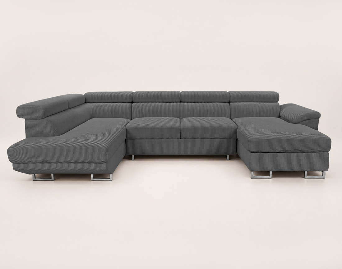 Canapé BAOJI panoramique d'angle gauche 7 places | Best Mobilier