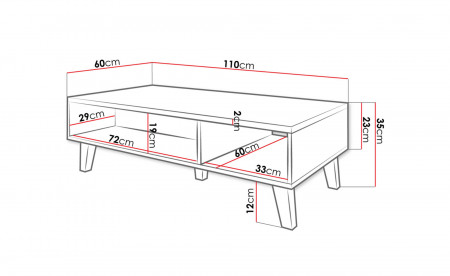 Tables basses design et unique, style industriel