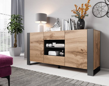 Willow - buffet bas bois et...