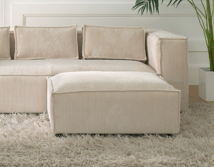 Stella - pouf en velours...