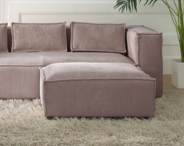 Stella - pouf en velours...