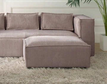 Stella - pouf en velours...
