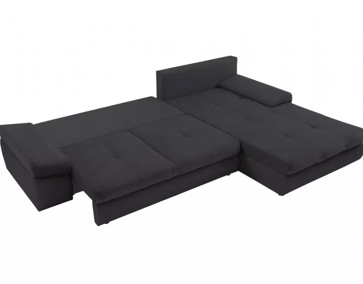 Karl - Canapé d'angle réversible convertible avec coffre - 5 places - style contemporain