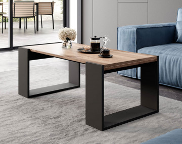 Willow - table basse bois...