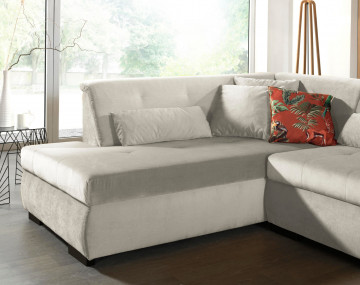 Canapé panoramique d'angle gauche 7 places XXL Vermont - Best Mobilier