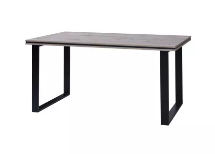 Otis - table à manger bois gris - style contemporain - 180 cm