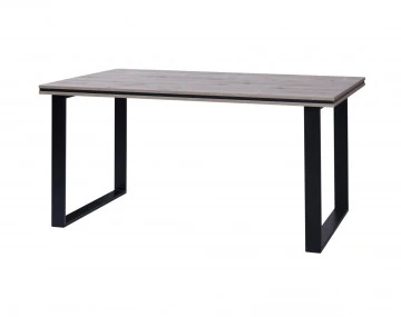 Otis - table à manger bois gris - style contemporain - 180 cm