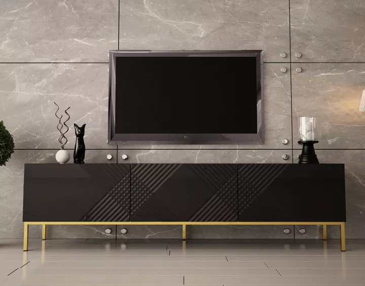 Celeste - meuble tv - 190 cm - style contemporain