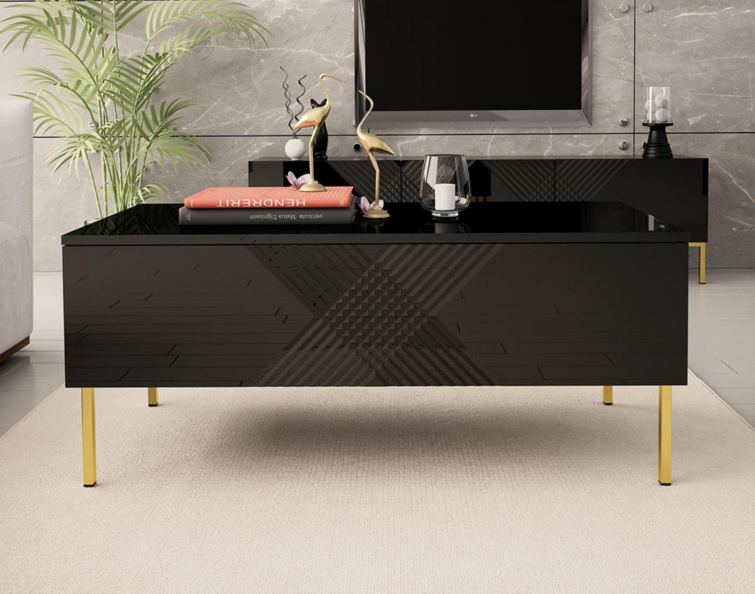 Celeste - table basse - 2 portes 120 cm