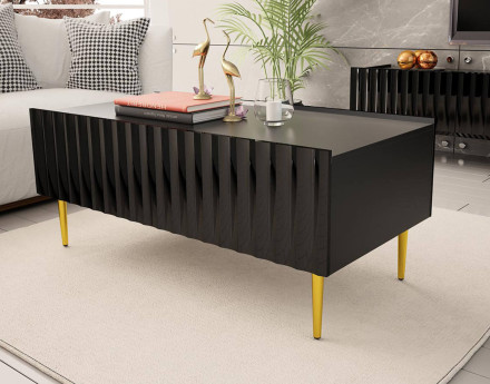 Ambre - table basse - 2 portes 120 cm