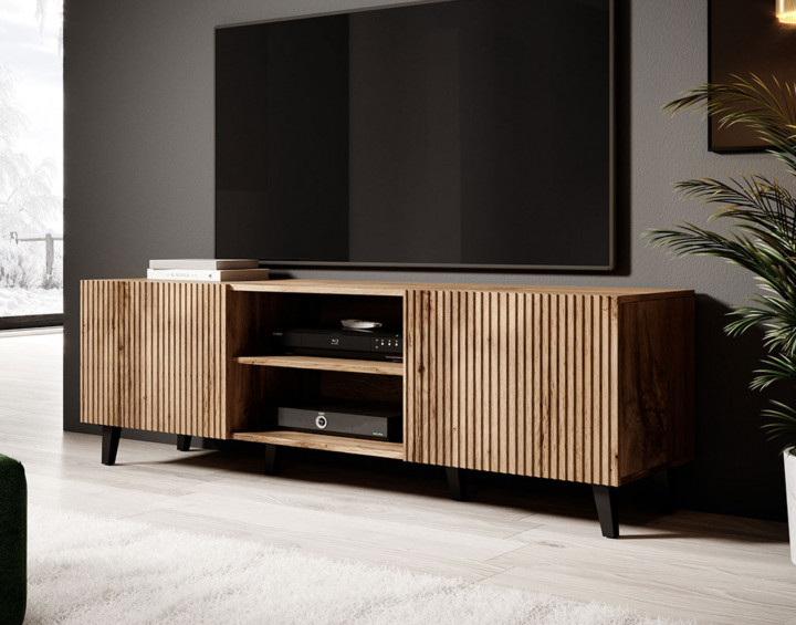 Come - meuble TV - bois - 150 cm - style contemporain