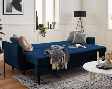 Canapé droit 3 places convertible Pet Friendly Nils - Best Mobilier